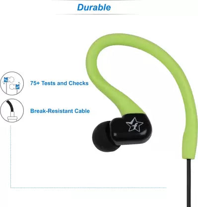 Flipkart SmartBuy 17G06GR Wired Headset (Green, Black, In the Ear) Flipkart SmartBuy 17G06GR Wired Headset (Green, Black, In the Ear)